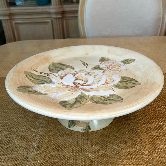 Magnolia Pedestal Cake Plate - Picture 9 of 9